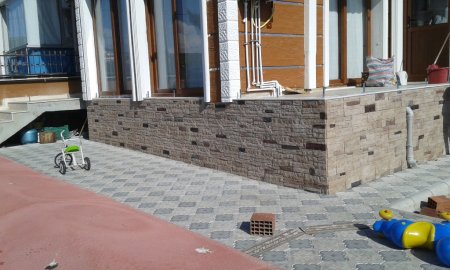 Orkide ve Cephe Kaplama Taşı Uygulaması