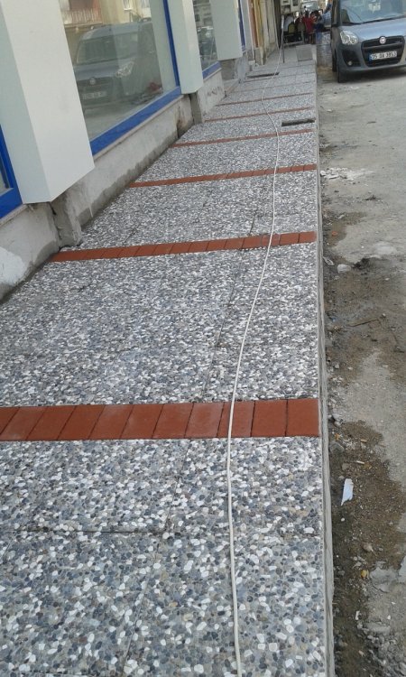 Wash Beton ve Takoz Tuğla Uygulaması