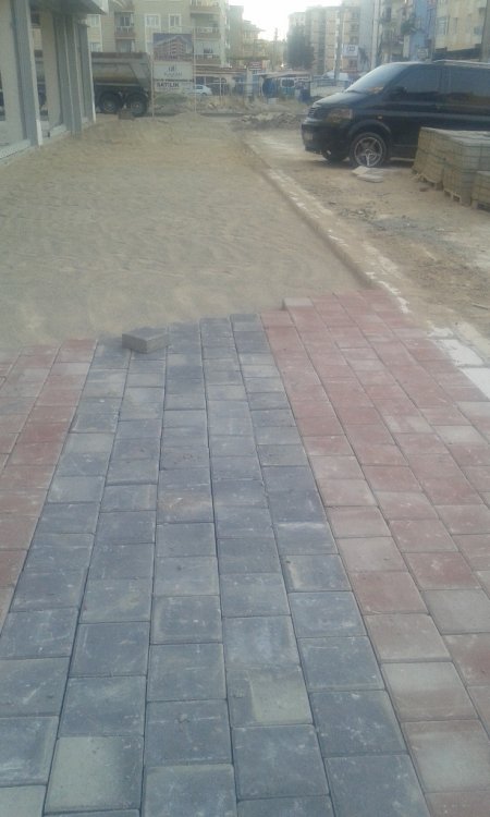 Kazak İnşaat Parke Taşı Uygulaması