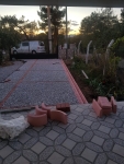 Wash beton, yağmur suyu oluğu ve bordür uygulaması